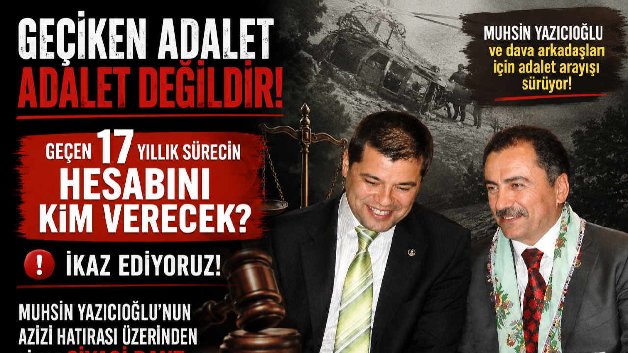 Muhsin Yazıcıoğlu Soruşturmasında Yeni Perde