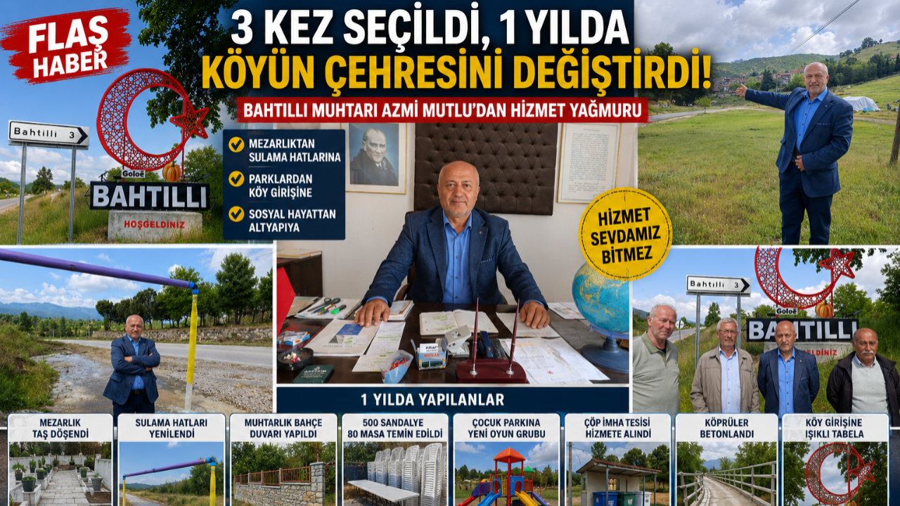 Muhtar Azmi Mutlu'dan Rekor Hizmet