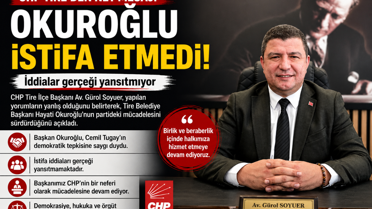 “Okuroğlu İstifa Etmedi!”