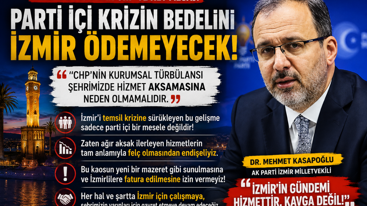 “Parti İçi Krizin Bedelini İzmir Ödemeyecek”