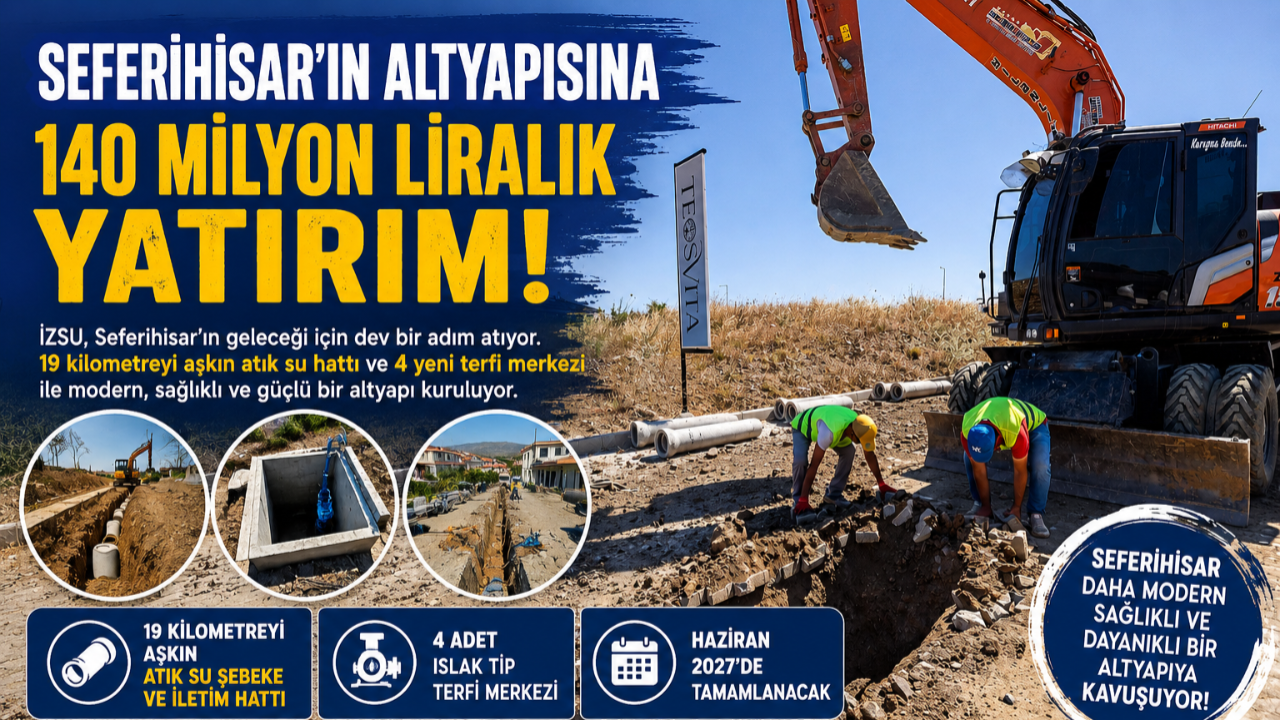 Seferihisar'a Dev Altyapı Hamlesi