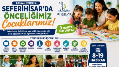 Seferihisar’da Çocuklara Yaz Müjdesi