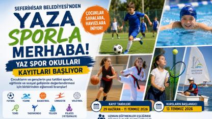 Seferihisar’da Yaz Spor Seferberliği