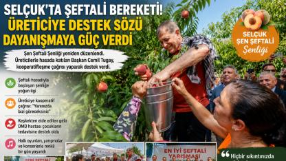 Selçuk’ta Şeftali Bereket
