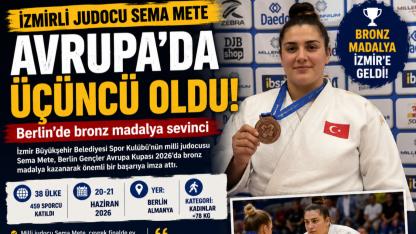 Sema Mete Avrupa’da Madalya Kürsüsüne Çıktı