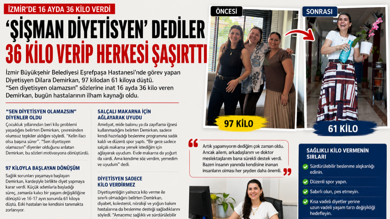 “Şişman Diyetisyen” Dediler, 36 Kilo Verip İlham Oldu!