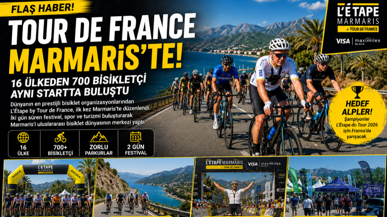 Tour de France Ruhu Marmaris’te Patladı