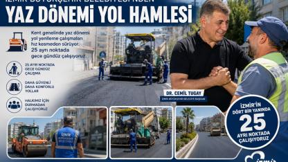 Tugay Asfalt Mesaisini Yerinde Takip Etti