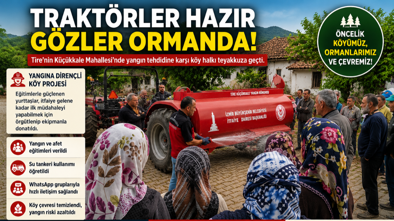 Yangın Kapıya Dayanmadan Önlem Aldılar