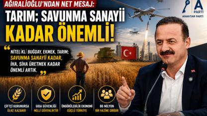 Yavuz Ağıralioğlu'ndan Tarım Çıkışı