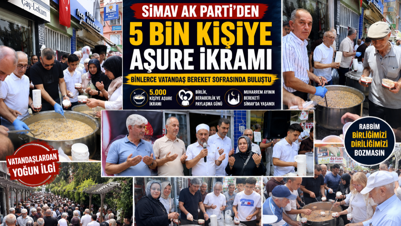 5 Bin Kişilik Aşure İkramına Yoğun İlgi