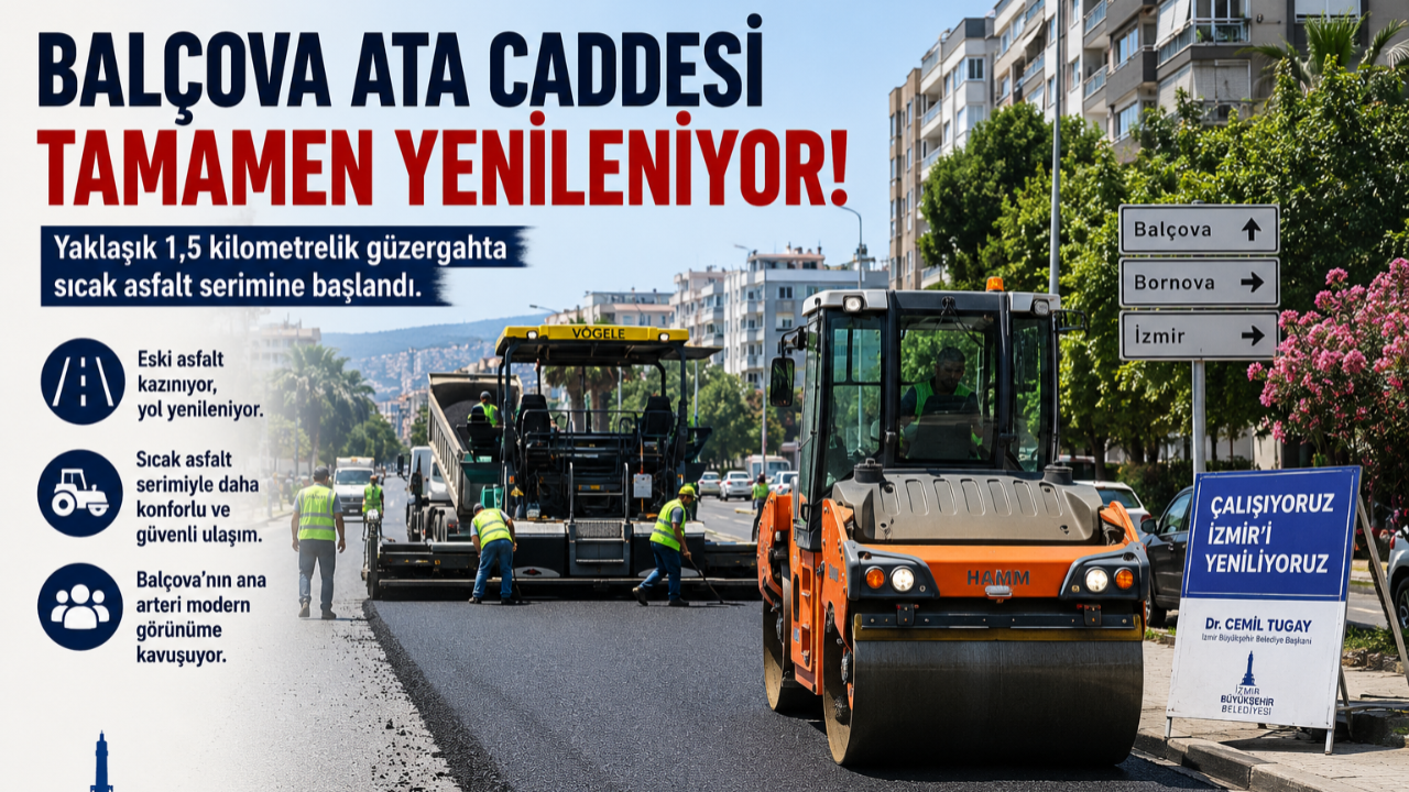 Ata Caddesi Baştan Sona Yenileniyor