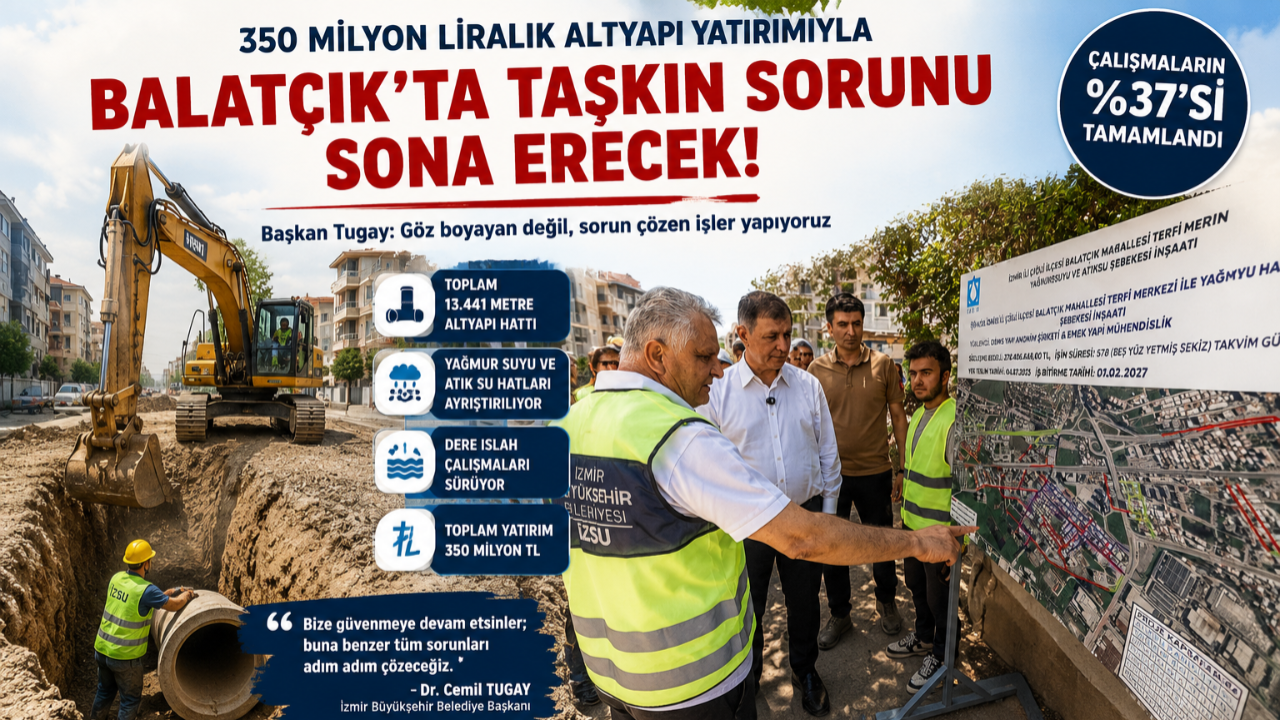 Balatçık'ta Su Baskınları Tarihe Karışıyor