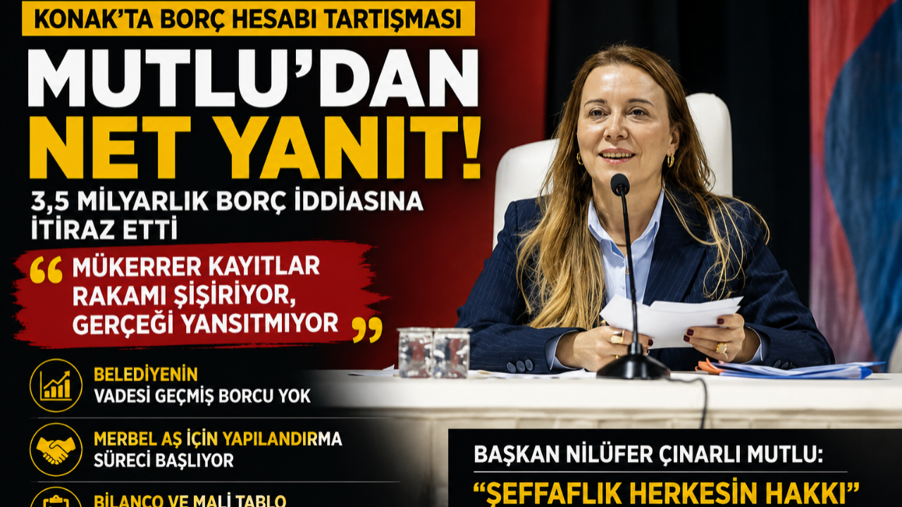 Başkan Mutlu'dan 3,5 milyarlık iddiaya dikkat çeken yanıt