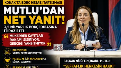 Başkan Mutlu'dan 3,5 milyarlık iddiaya dikkat çeken yanıt