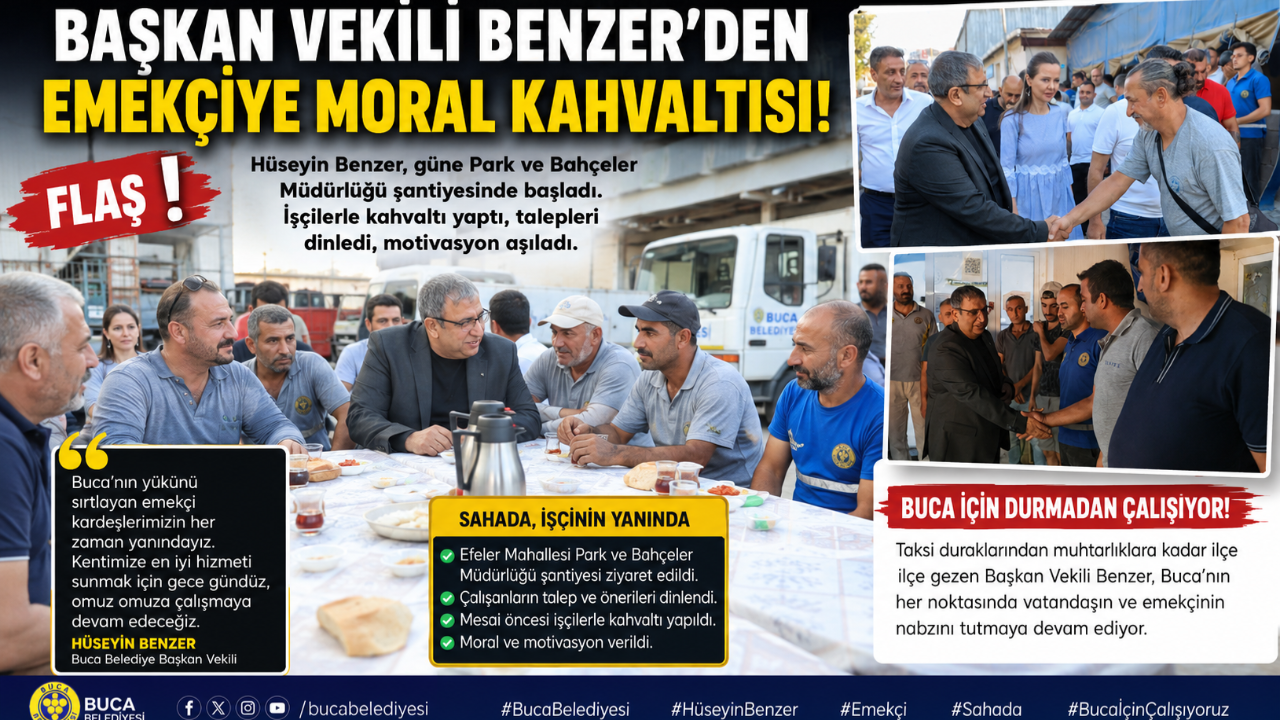 Başkan Vekili Benzer’den Sahada Birlik Mesajı