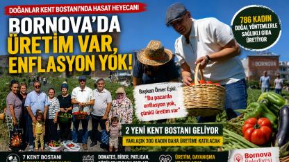Bornova’da Toprak Bereketlendi