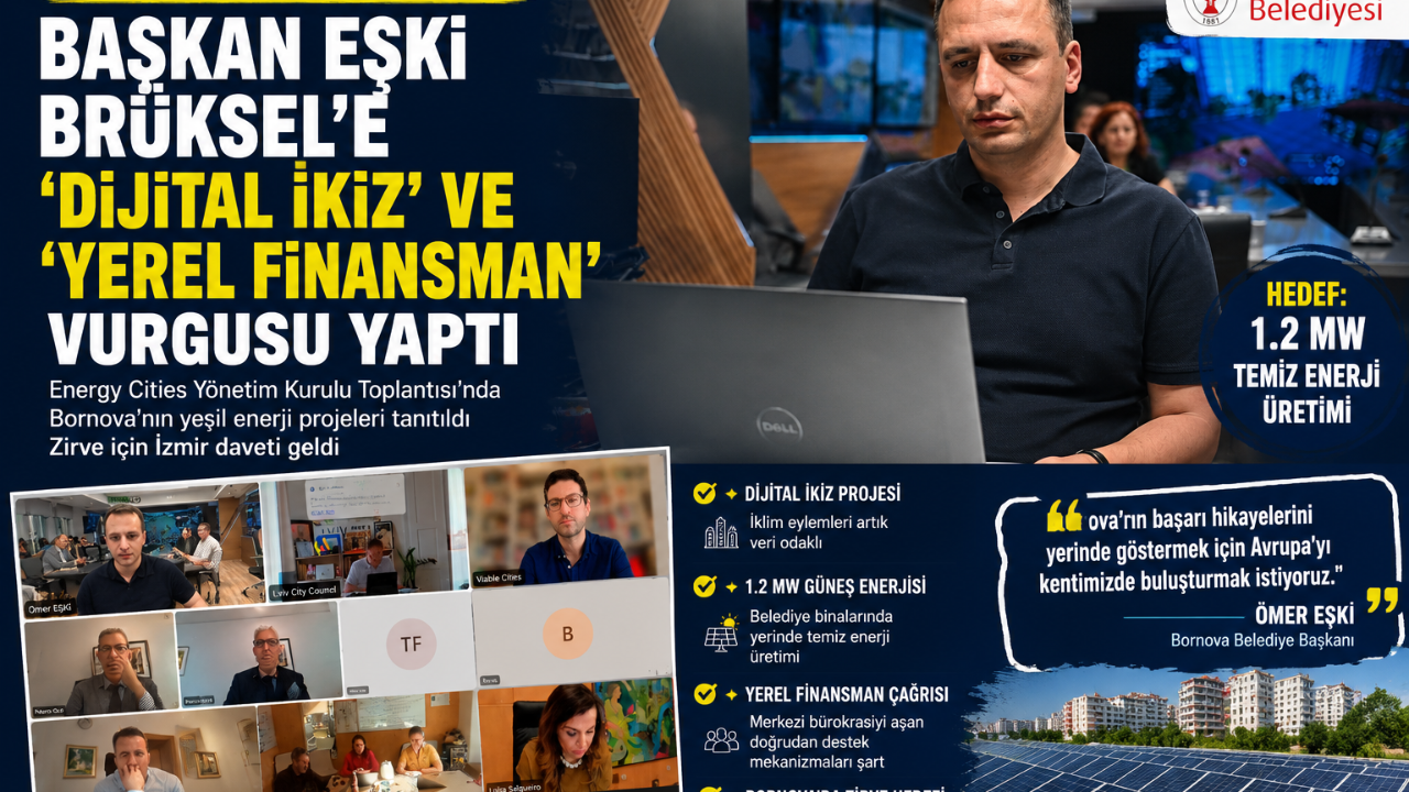 Bornova’nın Yeşil Enerji Hamlesi Avrupa Gündeminde