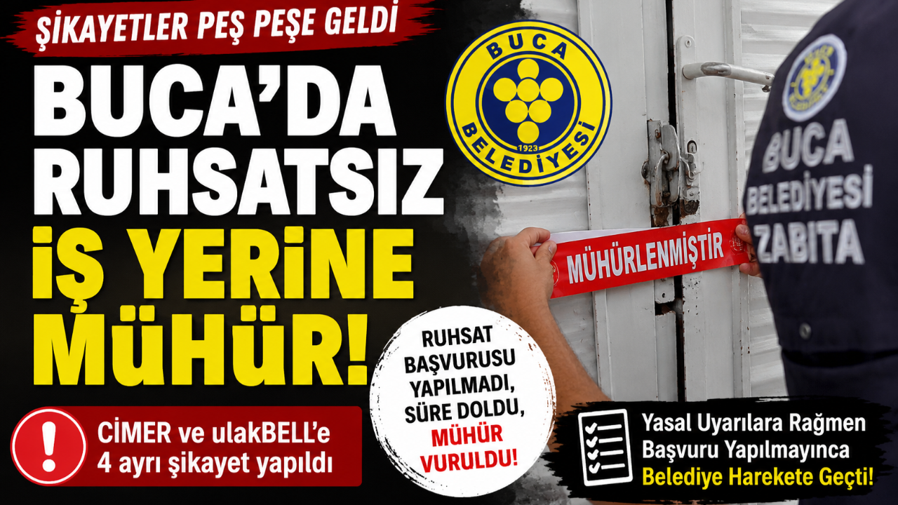 Buca’da Şikâyetler Peş Peşe Geldi. Belediye Mührü Vurdu