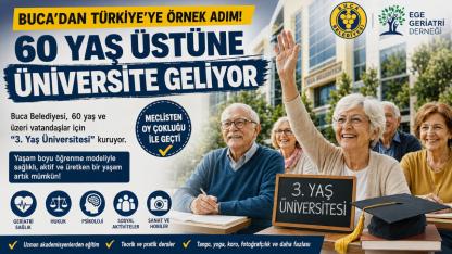 Buca'nın çınarlarına yaşam boyu eğitim desteği