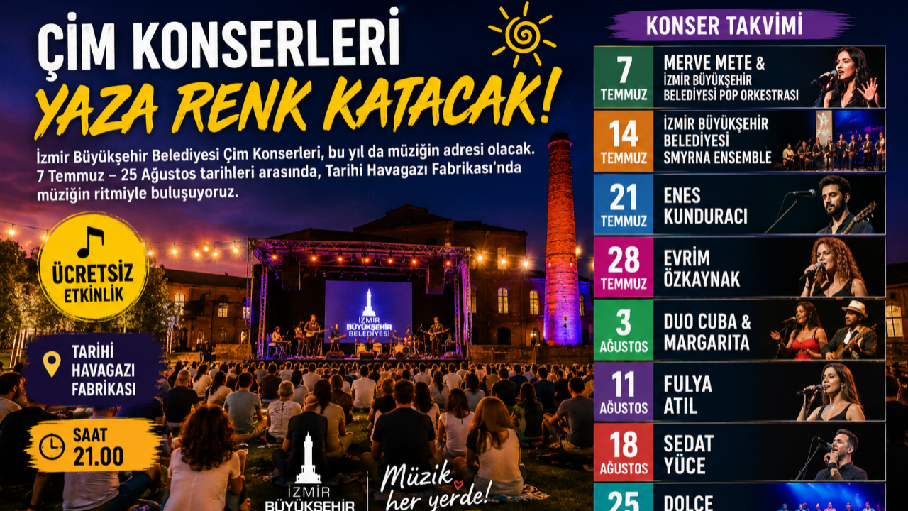 Çim Konserleri Başlıyor