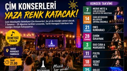 Çim Konserleri Başlıyor