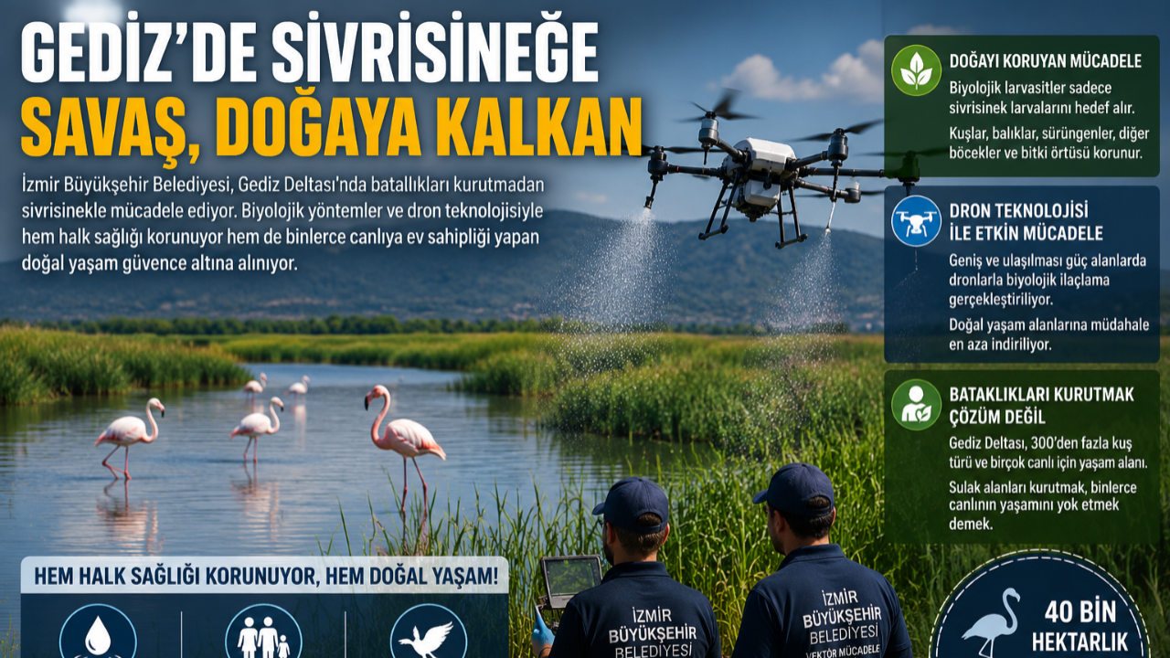 Gediz Deltası'nda Doğayı Koruyan Mücadele