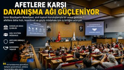 İzmir afetlere karşı tek yürek