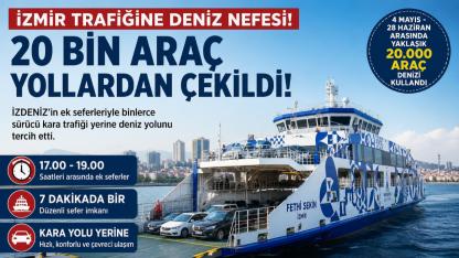 İzmir trafiğine deniz nefesi