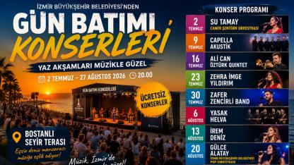 İzmir'de Gün Batımı Müzikle Buluşuyor