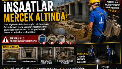 İzmir’de Sivrisineğin Gizli Üreme Noktaları Ortaya Çıktı