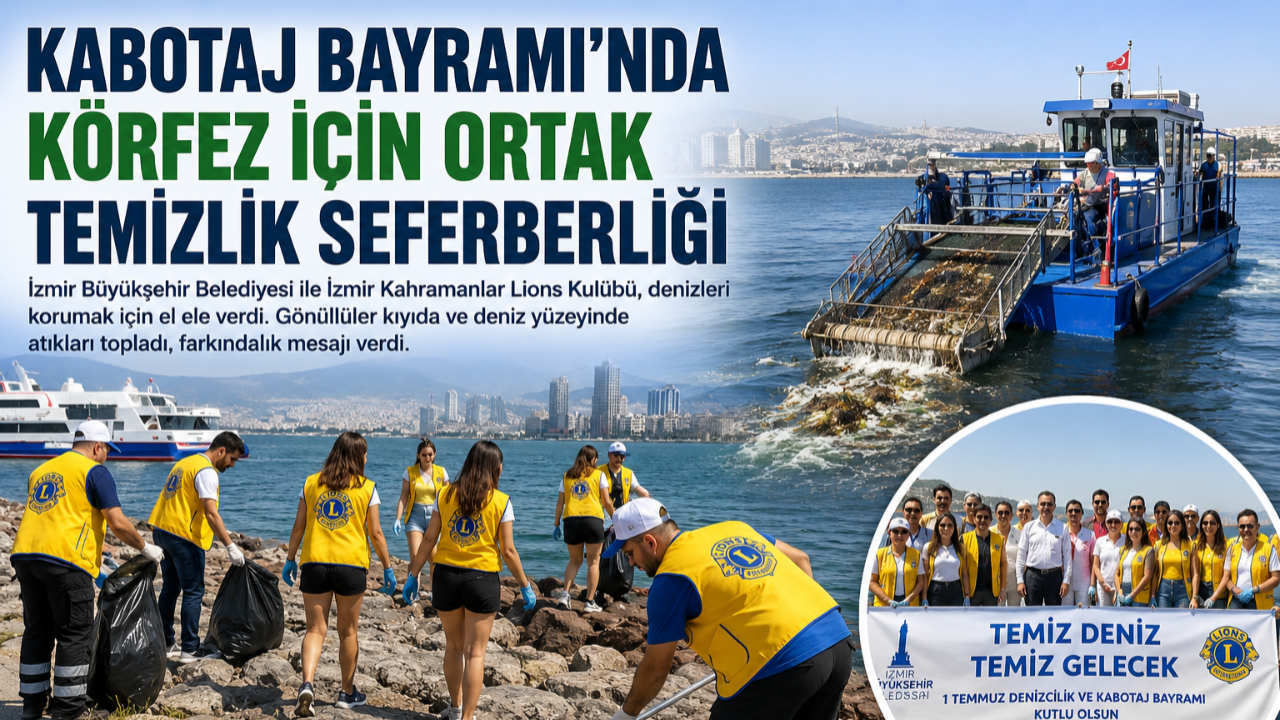 Kabotaj Bayramı'nda İzmir Körfezi İçin El Ele
