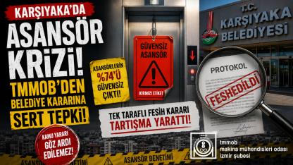 Karşıyaka'da Asansör Krizi