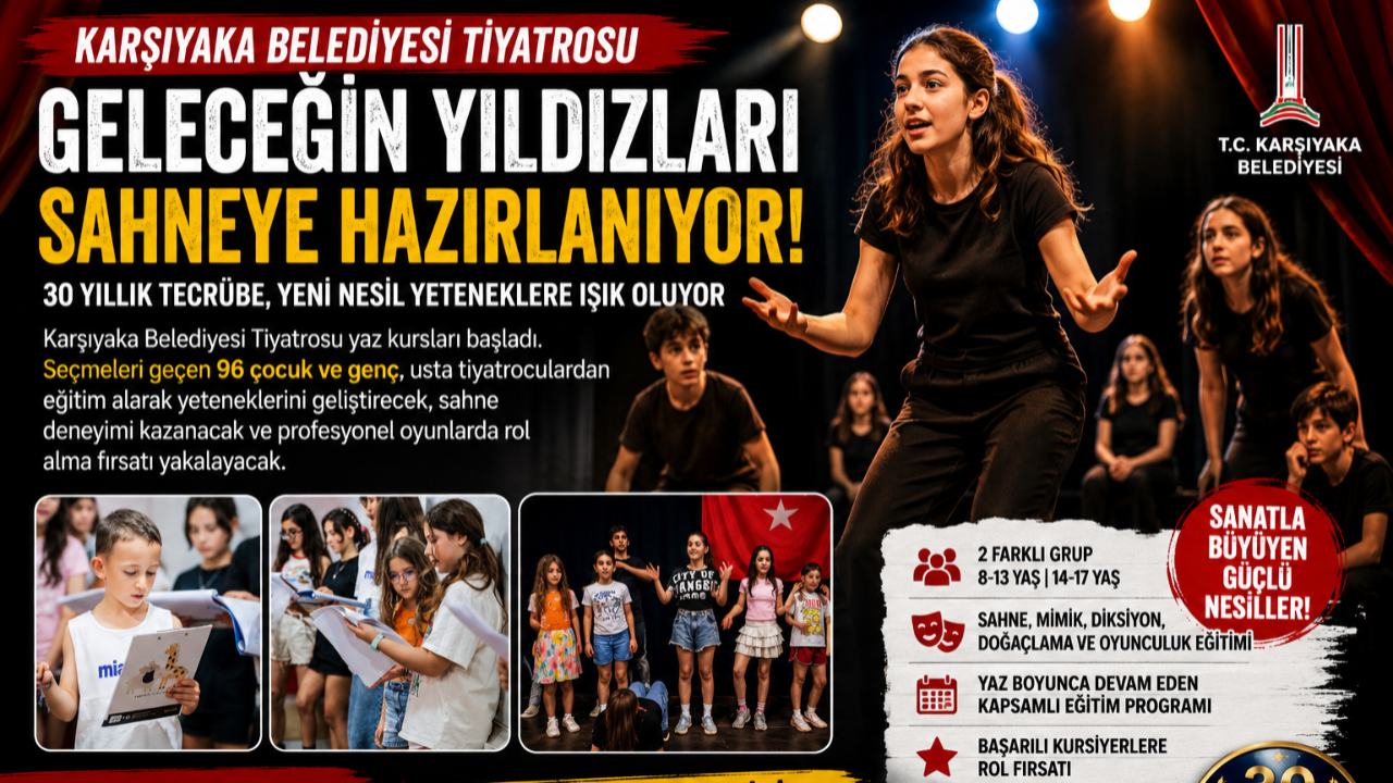 Karşıyaka'da Sahnenin Yeni Yıldızları Yetişiyor