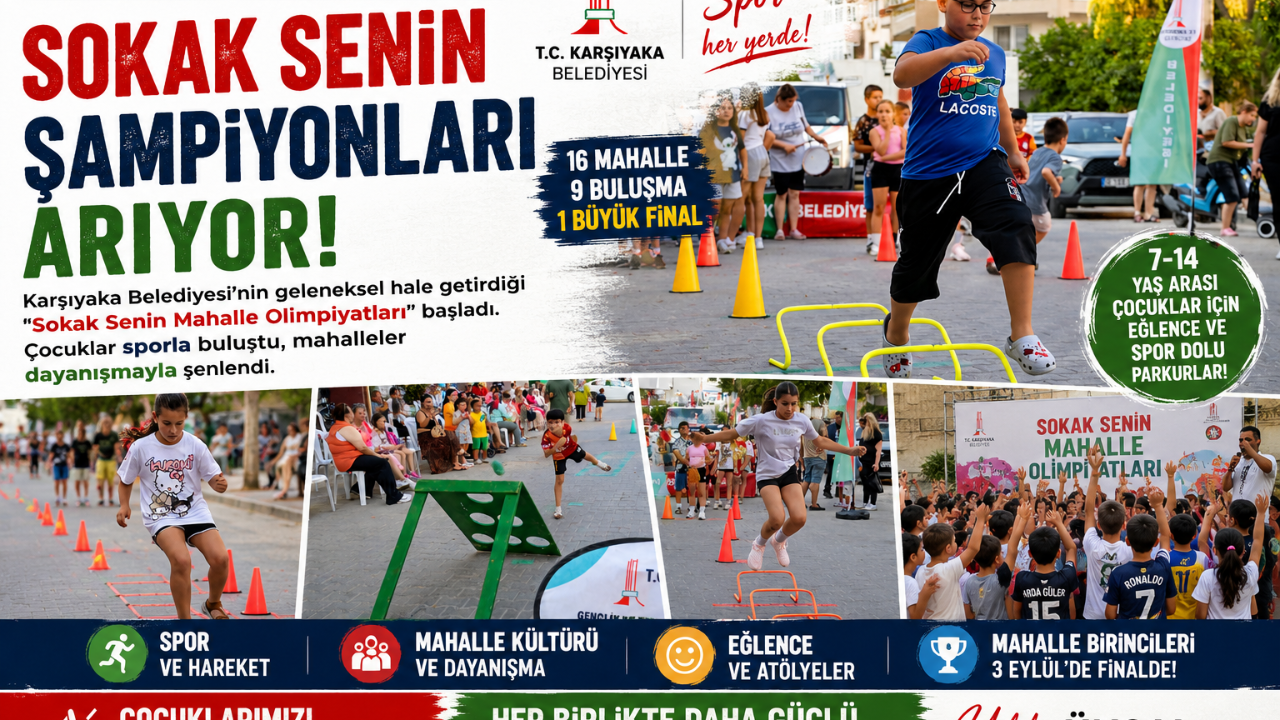Karşıyaka'da Sokaklar Şampiyonlarını Arıyor