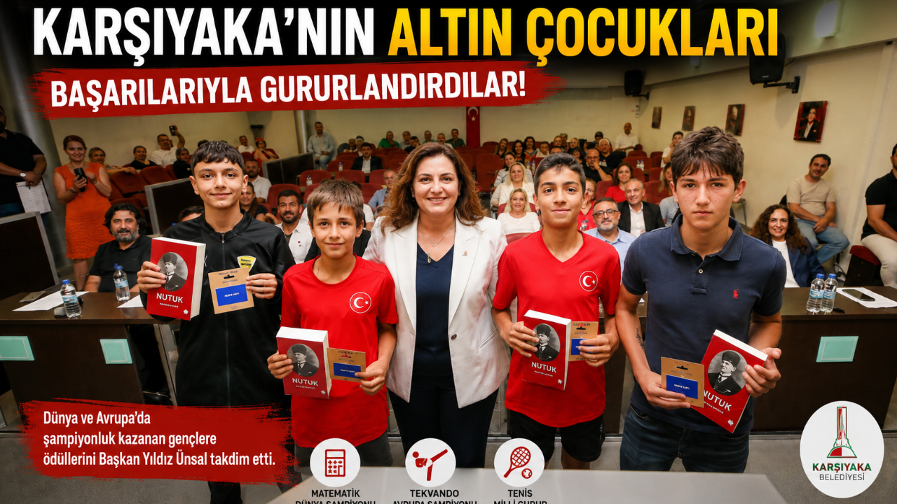 Karşıyaka’nın Altın Çocukları Mecliste Alkışlandı