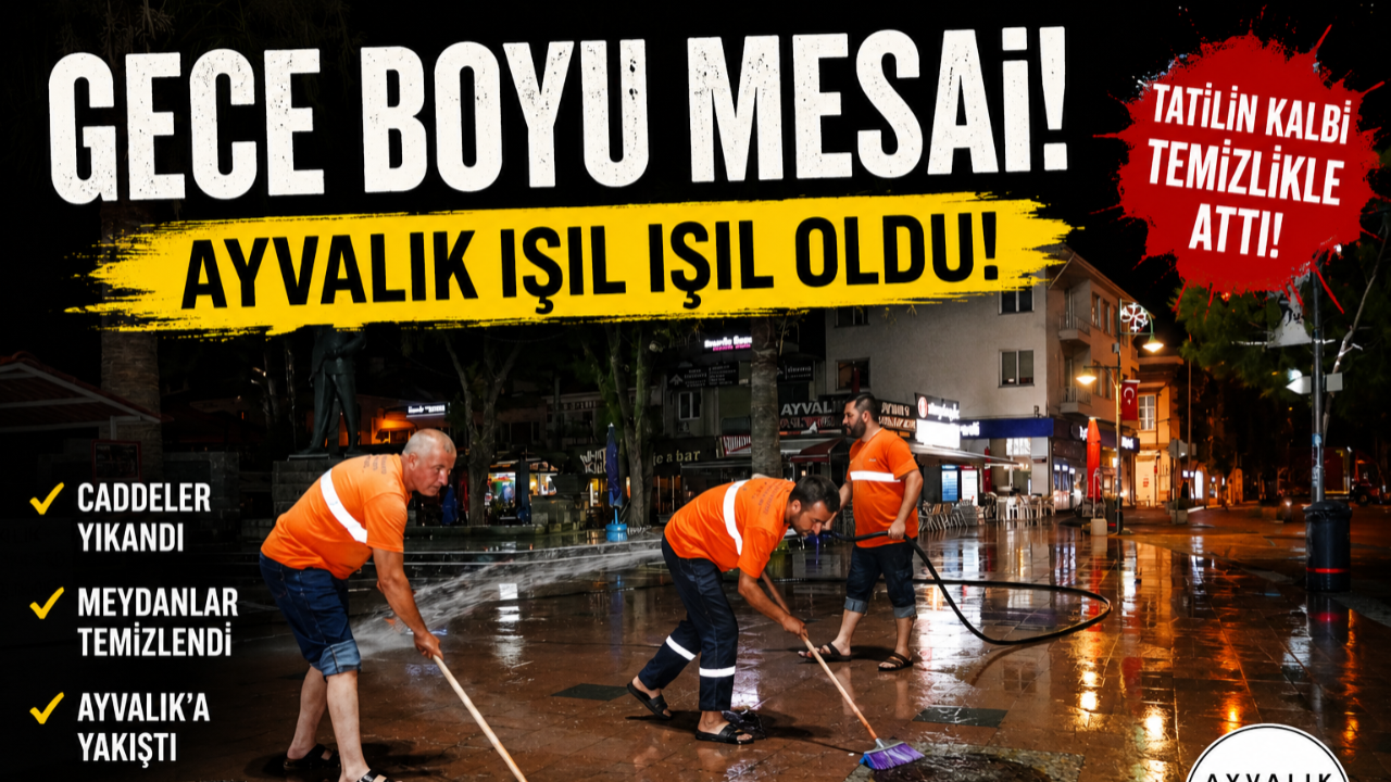 Meydanlar Köpüklü Sularla Pırıl Pırıl Oldu
