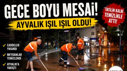 Meydanlar Köpüklü Sularla Pırıl Pırıl Oldu