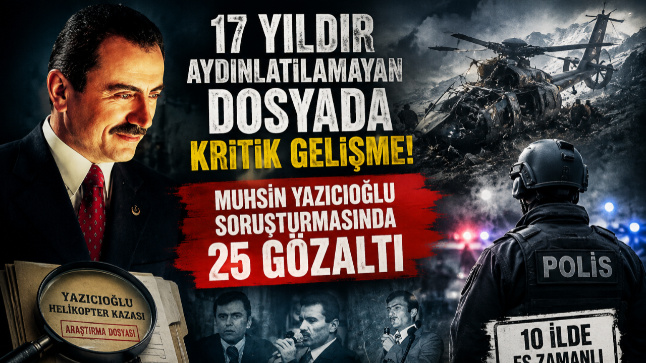 Muhsin Yazıcıoğlu Dosyasında 17 Yıl Sonra Büyük Operasyon