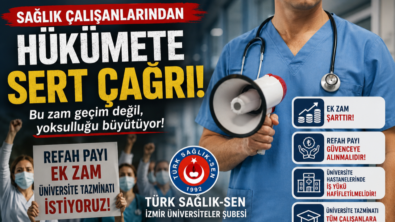 Sağlık Çalışanlarından Hükümete Sert Çağrı