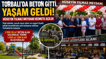 Torbalı’da beton gitti, yaşam geldi