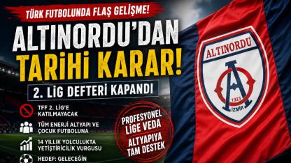 Türk futbolunda deprem! Altınordu ligden çekilme kararını duyurdu