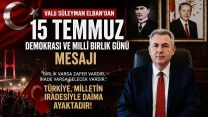 Vali Süleyman Elban’dan Şehitlere Vefa, Millî Birlik Çağrısı