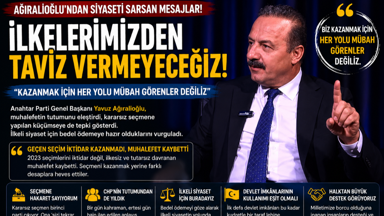 Yavuz Ağıralioğlu'ndan İlkeli Siyaset Vurgusu!