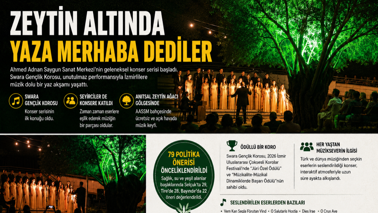 Zeytin Ağacının Gölgesinde Büyüleyen Gece
