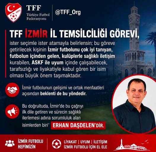 İzmir Futbolunda Erhan Daşdelen Sesleri Yükseliyor