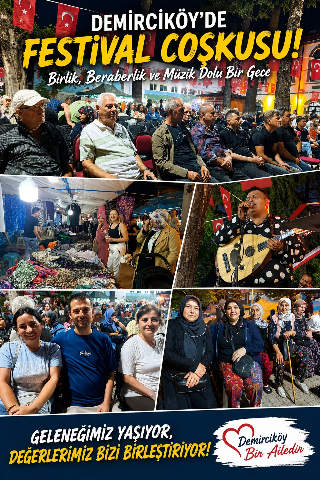 Demirciköy Festivali'ne ziyaretçi akını sürüyor